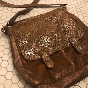 Free People suede crossbody bag